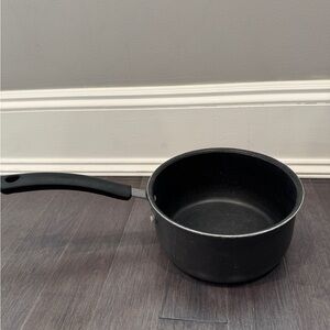 T-Fal Premium Black Small Non-Stick Saucepan with Comfortable Handle